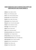 SANS FOUNDATION&colon; SEC275 CERTIFICATION SCRIPT 2026 QUESTIONS WITH SOLUTIONS GRADED A&plus;