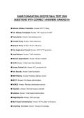 SANS FOUNDATION&colon; SEC275 FINAL TEST 2026 QUESTIONS WITH CORRECT ANSWERS GRADED A&plus;