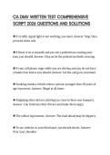CA DMV WRITTEN TEST COMPREHENSIVE SCRIPT 2026 QUESTIONS AND SOLUTIONS