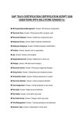 SAP TS410 CERTIFICATION CERTIFICATION SCRIPT 2026 QUESTIONS WITH SOLUTIONS GRADED A&plus;