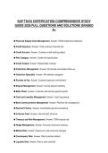 SAP TS410 CERTIFICATION COMPREHENSIVE STUDY GUIDE 2026 FULL QUESTIONS AND SOLUTIONS GRADED A&plus;