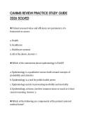 CAHIMS REVIEW PRACTICE STUDY GUIDE 2026 SOLVED 