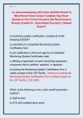 icc decommissioning &lpar;U2&rpar; Exam &vert;&vert;Verified Exam&excl;&excl;&excl;&vert;&vert;  Most Recent Exam Actual Complete Real Exam  Questions And Correct Answers &lpar;Verified Answers&rpar;  Already Graded A&plus; &vert; Guaranteed Success&excl;&excl; &vert; Newest  Exam&excl;&excl;&excl;