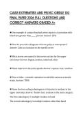 CAISS EXTREMITIES AND PELVIC GIRDLE 103 FINAL PAPER 2026 FULL QUESTIONS AND CORRECT ANSWERS GRADED A&plus;