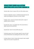 SCH4U STUDY GUIDE 2026 ACTUAL QUESTIONS WITH SOLUTIONS GRADED A&plus;