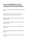 CALA NJ COMPREHENSIVE TEST 2026 QUESTIONS WITH SOLUTIONS GRADED A&plus;