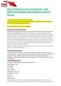 NSG 123 Milestone Exam 1b Blueprint- HESI &vert;2026 Latest Update with Complete Solution-Herzing