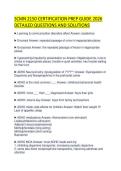 SCMN 2150 CERTIFICATION PREP GUIDE 2026 DETAILED QUESTIONS AND SOLUTIONS