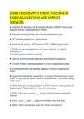 SCMN 2150 COMPREHENSIVE ASSESSMENT 2026 FULL QUESTIONS AND CORRECT ANSWERS