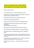 SCMN 2150 EXAM SCRIPT 2026 VERIFIED QUESTIONS WITH ACCURATE SOLUTIONS