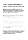 PHYSICS COULOMB FORCE GIZMO KEY CONCEPTS AND APPLICATIONS GUIDE 2026