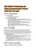 2026&sol;2027 Elite Medical Terminology Test Bank &vert; Quick & Easy Medical Terminology 9th Edition &vert; ICD-11 & AI Scribe Scenarios