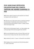 PICAT ASVAB EXAMS CERTIFICATION EVALUATION EXAMS 2026 COMPLETE QUESTIONS AND ANSWERS GUARANTEED TO PASS