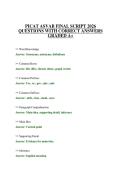PICAT ASVAB FINAL SCRIPT 2026 QUESTIONS WITH CORRECT ANSWERS GRADED A&plus;