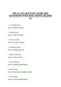 PICAT ASVAB STUDY GUIDE 2026 QUESTIONS WITH SOLUTIONS GRADED A&plus;