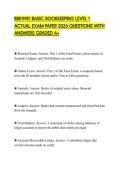 BBK99E1 BASIC BOOKKEEPING LEVEL 1 ACTUAL EXAM PAPER 2026 QUESTIONS WITH ANSWERS GRADED A&plus;