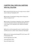 CANFITPRO FINAL PAPER 2026 QUESTIONS WITH FULL SOLUTION