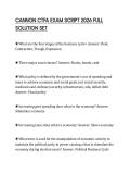 CANNON CTFA EXAM SCRIPT 2026 FULL SOLUTION SET
