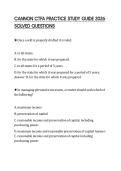 CANNON CTFA PRACTICE STUDY GUIDE 2026 SOLVED QUESTIONSCANNON CTFA PRACTICE STUDY GUIDE 2026 SOLVED QUESTIONS