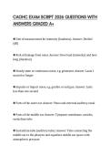 CAOHC EXAM SCRIPT 2026 QUESTIONS WITH ANSWERS GRADED A&plus;