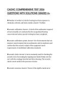 CAOHC COMPREHENSIVE TEST 2026 QUESTIONS WITH SOLUTIONS GRADED A&plus;