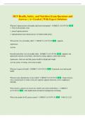 DCF Health&comma; Safety&comma; and Nutrition Exam Questions and  Answers &vert; A&plus; Graded &vert; With Expert Solutions 