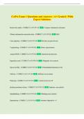 CAPA Exam 1 Questions and Answers &vert; A&plus; Graded &vert; With  Expert Solutions
