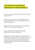 CADC PRACTICE EXAM PAPER 2026 QUESTIONS WITH ANSWERS GRADED A&plus;