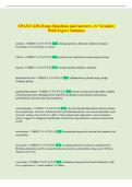 CPAN&sol;CAPA Exam Questions and Answers &vert; A&plus; Graded &vert;  With Expert Solutions 