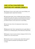 CAIB 2 ACTUAL EXAM PAPER 2026 QUESTIONS WITH ANSWERS GRADED A&plus;