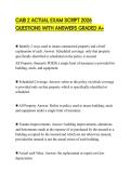 CAIB 2 ACTUAL EXAM SCRIPT 2026 QUESTIONS WITH ANSWERS GRADED A&plus;