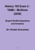 History 105 Exam 2 McGlone TAMU Study Guide PDF &ndash; Texas A&M HIST 105 Test 2 Review