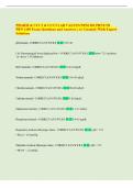 PHARM & CCC2 & CCC3 LAB VALUES PRN1381 PRN1178  PRN 1409 Exam Questions and Answers &vert; A&plus; Graded &vert; With Expert  Solutions