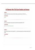 A-B Operator Petro TEch Exam Questions and Answers