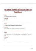 New York State Class A-B UST Operator Exam Questions and Correct Answers