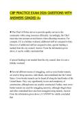 CBP PRACTICE EXAM 2026 QUESTIONS WITH ANSWERS GRADED A&plus;