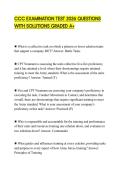 CCC EXAMINATION TEST 2026 QUESTIONS WITH SOLUTIONS GRADED A&plus;