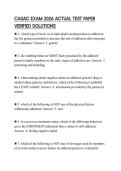 CASAC EXAM 2026 ACTUAL TEST PAPER VERIFIED SOLUTIONS
