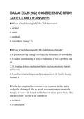 CASAC EXAM 2026 COMPREHENSIVE STUDY GUIDE COMPLETE ANSWERS
