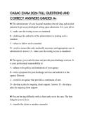 CASAC EXAM 2026 FULL QUESTIONS AND CORRECT ANSWERS GRADED A&plus;