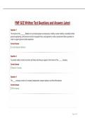 FMF GCE Written Test Questions and Answers Latest&period;