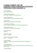 CASPER ANDREW ART 188 CERTIFICATION PAPER 2026 QUESTIONS WITH SOLUTIONS GRADED A&plus;