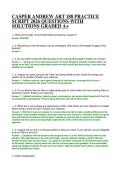 CASPER ANDREW ART 188 PRACTICE SCRIPT 2026 QUESTIONS WITH SOLUTIONS GRADED A&plus;