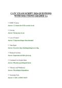 CATC EXAM SCRIPT 2026 QUESTIONS WITH SOLUTIONS GRADED A&plus;