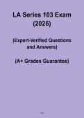 LA Series 103 Exam&period;pdf
