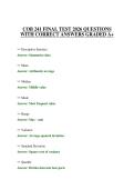 COB 241 FINAL TEST 2026 QUESTIONS WITH CORRECT ANSWERS GRADED A&plus;