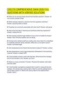 COG170 COMPREHENSIVE EXAM 2026 FULL QUESTIONS WITH VERIFIED SOLUTIONS
