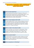 WGU D685 PRACTICAL APPLICATIONS OF PROMPT ENGINEERING VERIFIED EXAM SOLUTIONS - COMPREHENSIVE QUESTIONS AND ANSWERS - CURRENT VERSION 2026&sol;2027