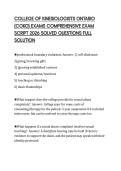 COLLEGE OF KINESIOLOGISTS ONTARIO &lpar;COKO&rpar; EXAMS COMPREHENSIVE EXAM SCRIPT 2026 SOLVED QUESTIONS FULL SOLUTION