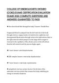 COLLEGE OF KINESIOLOGISTS ONTARIO &lpar;COKO&rpar; EXAMS CERTIFICATION EVALUATION EXAMS 2026 COMPLETE QUESTIONS AND ANSWERS GUARANTEED TO PASS